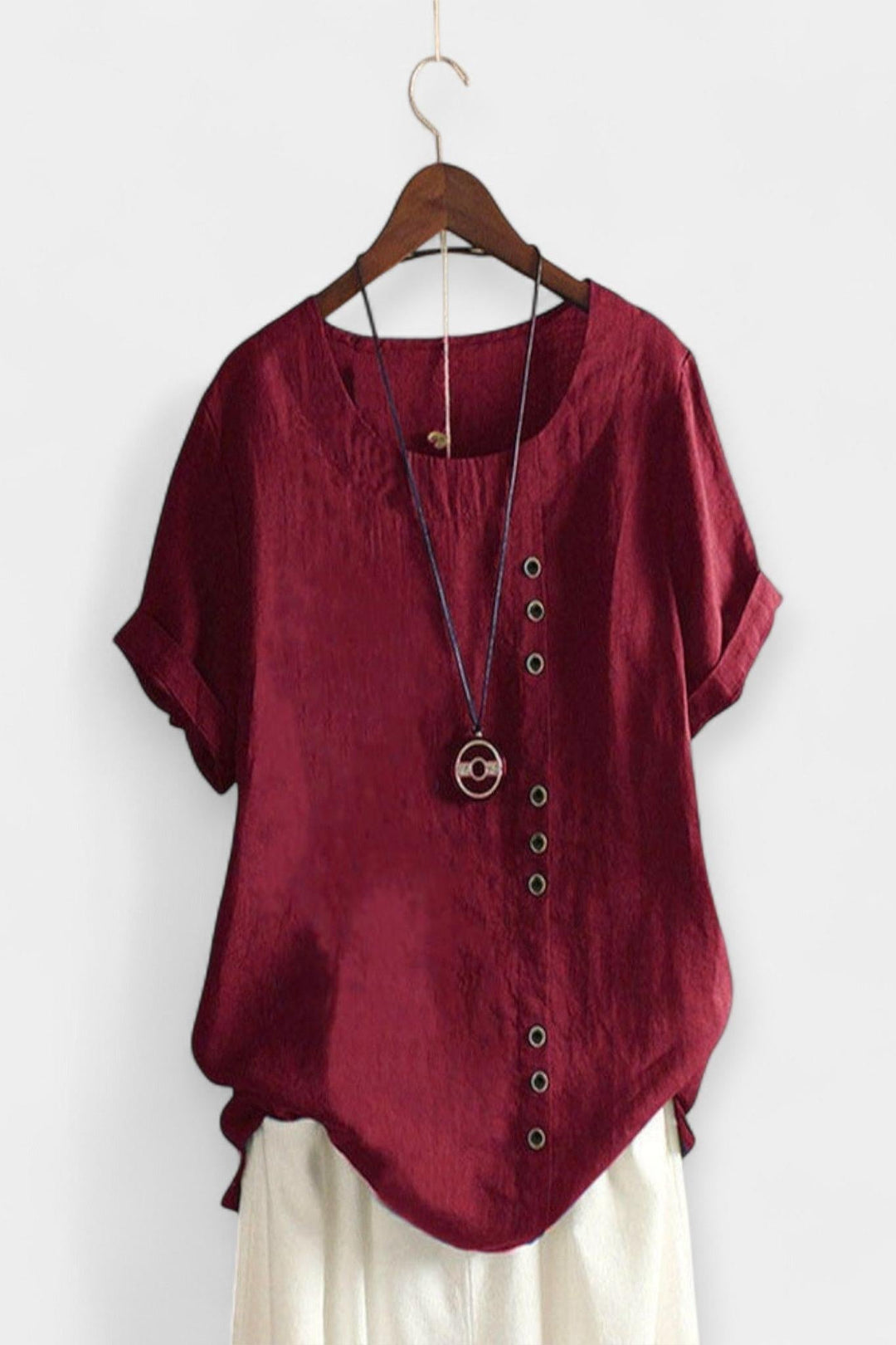 Short Sleeve with Buttons