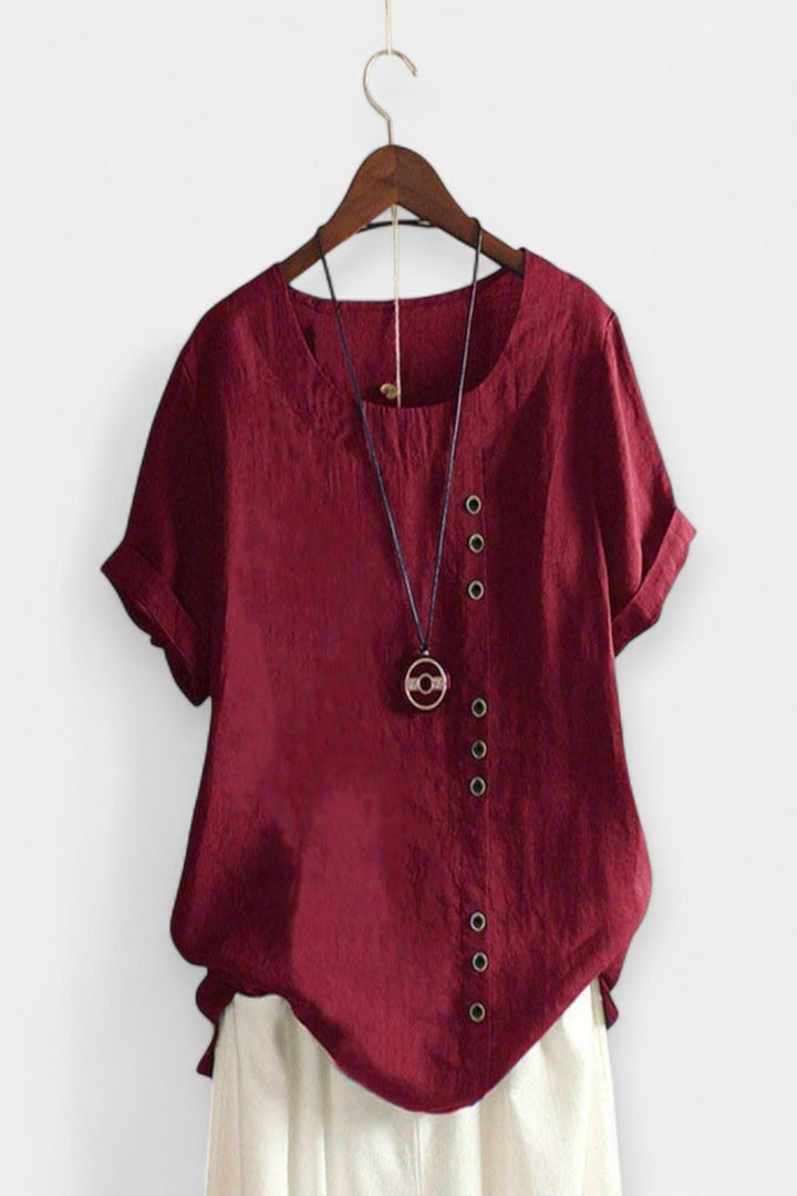 Short Sleeve with Buttons