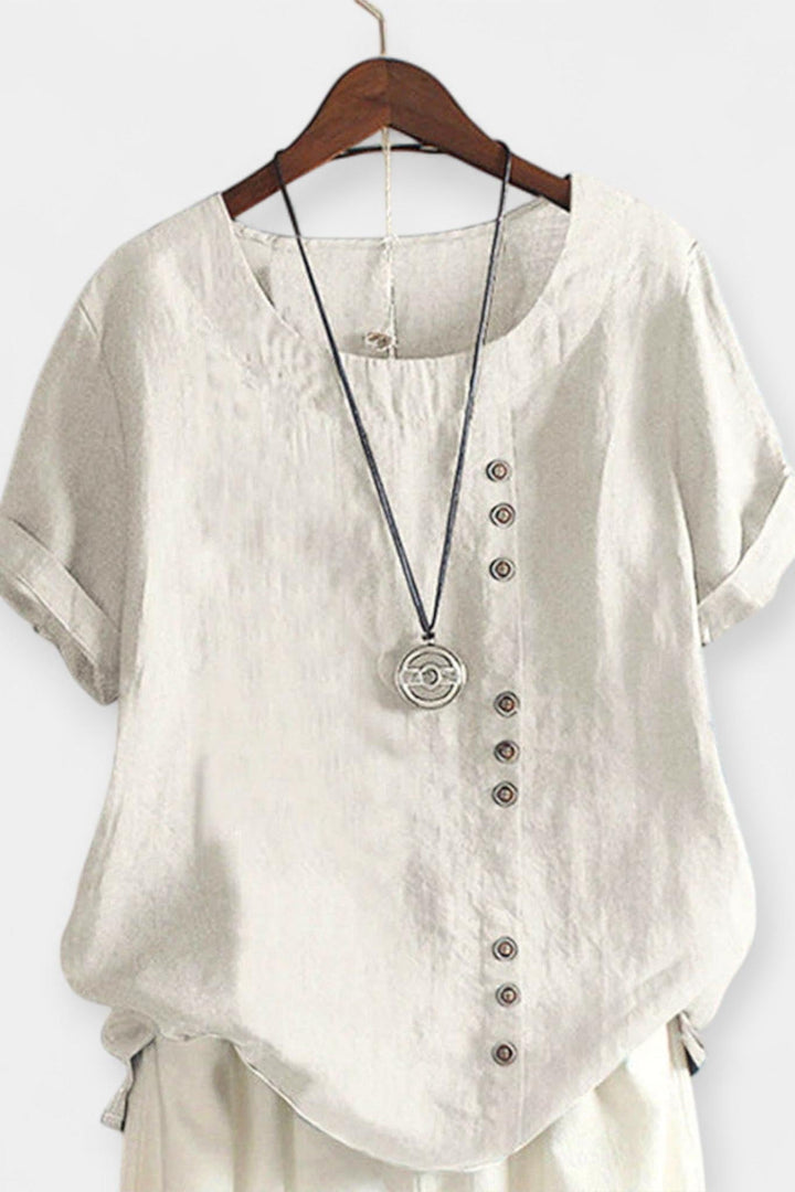Short Sleeve with Buttons