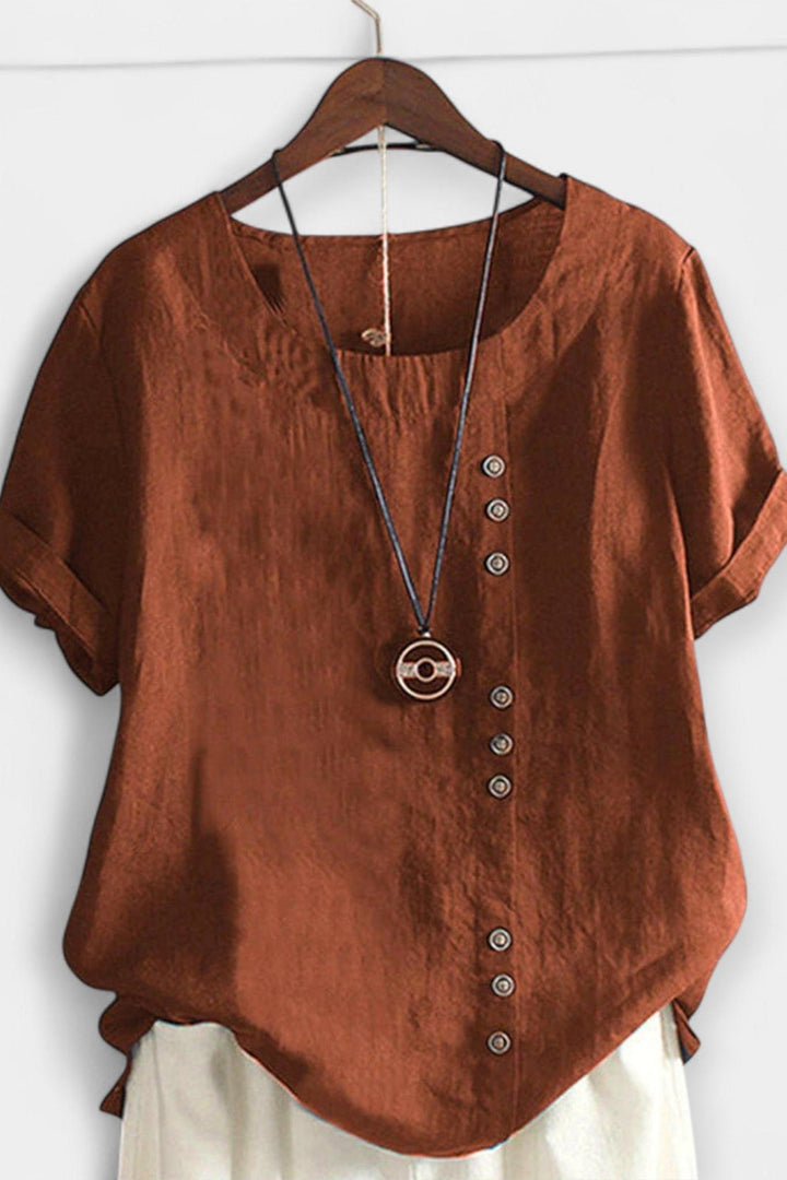 Short Sleeve with Buttons