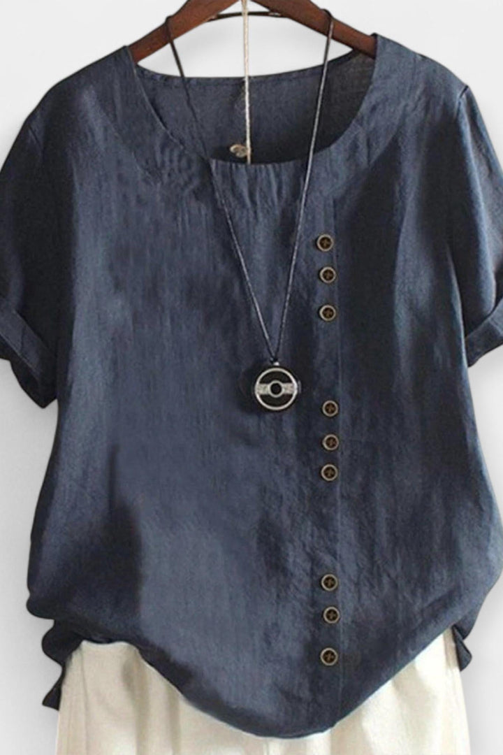 Short Sleeve with Buttons