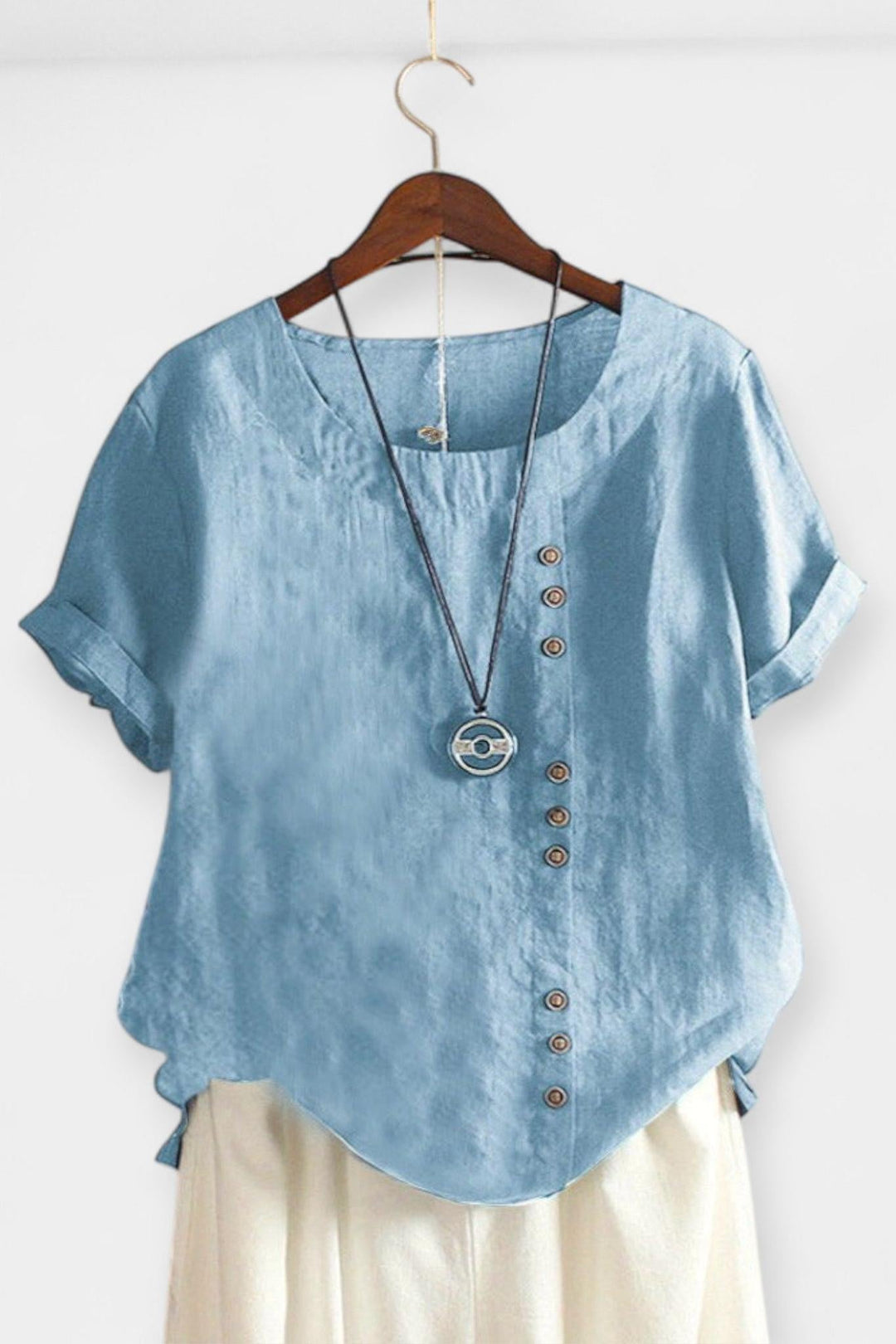 Short Sleeve with Buttons