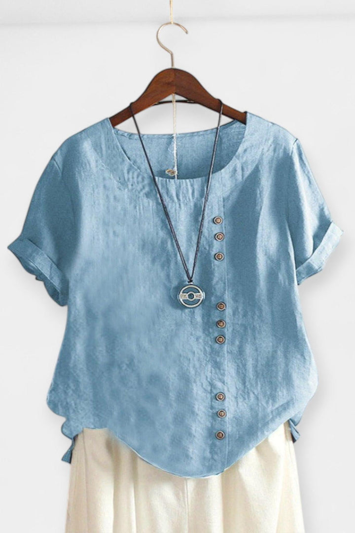 Short Sleeve with Buttons