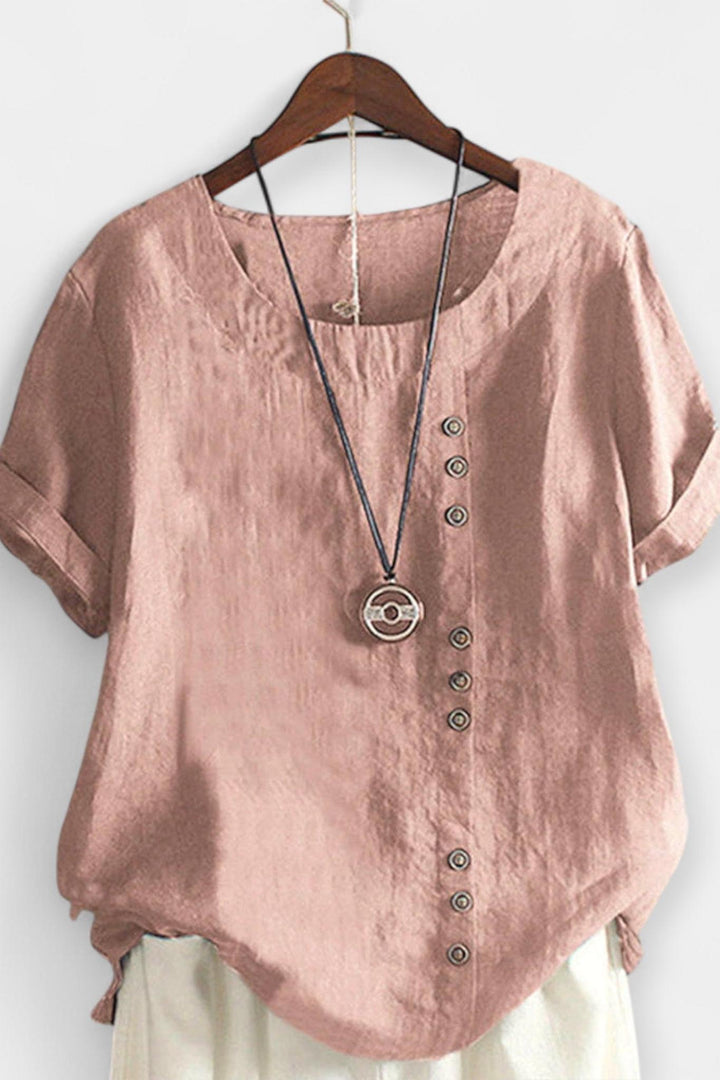 Short Sleeve with Buttons