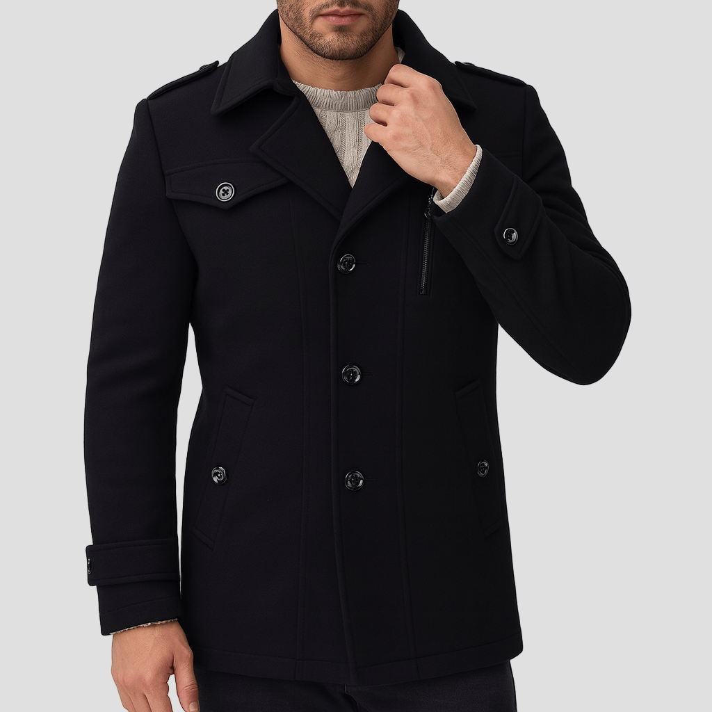 Oliver | Men's Tailored Trench Coat