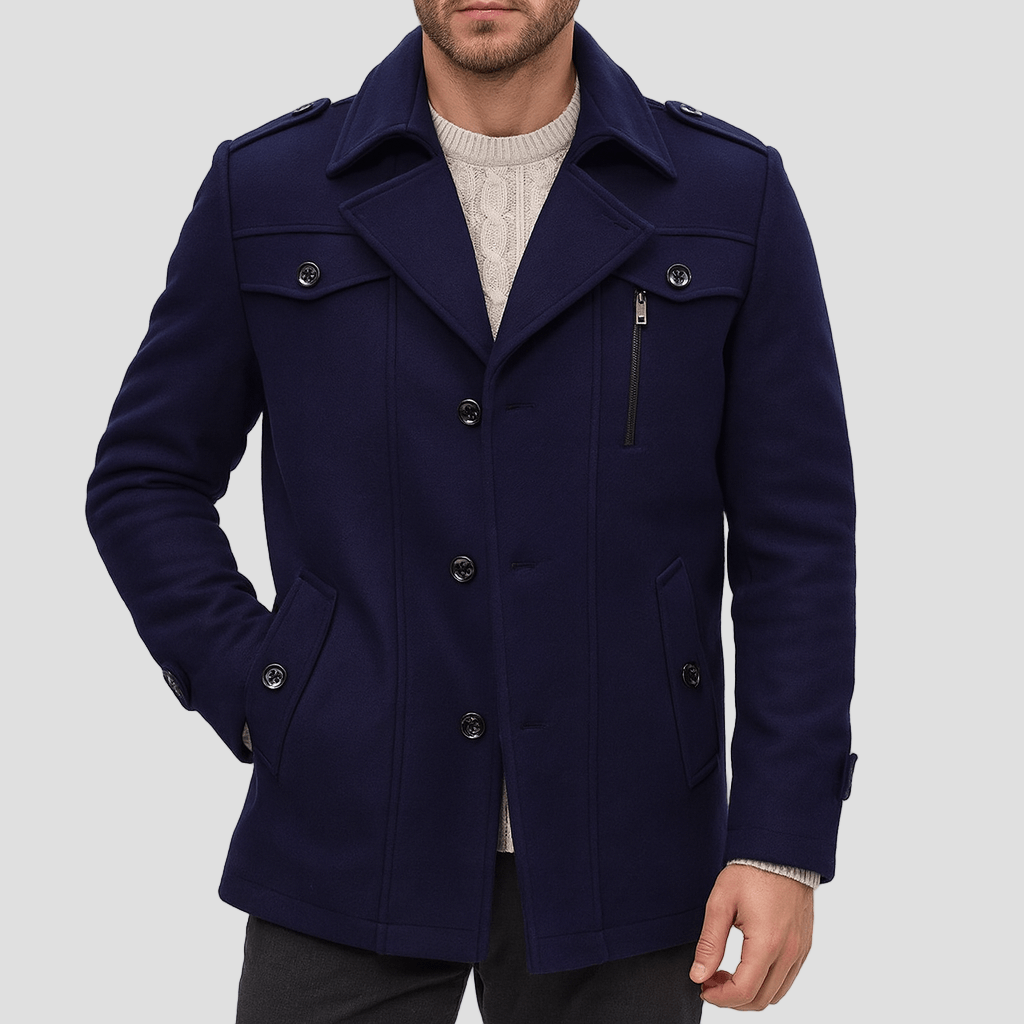 Oliver | Men's Tailored Trench Coat