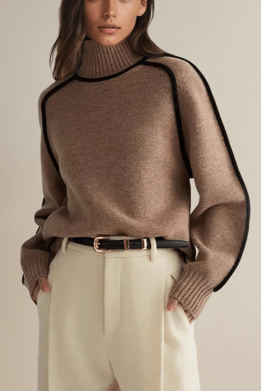 Lara™ Sweater with High Collar