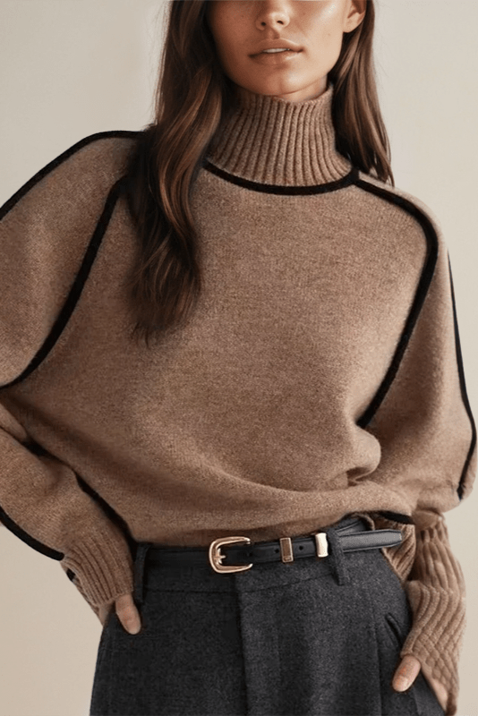 Lara™ Sweater with High Collar