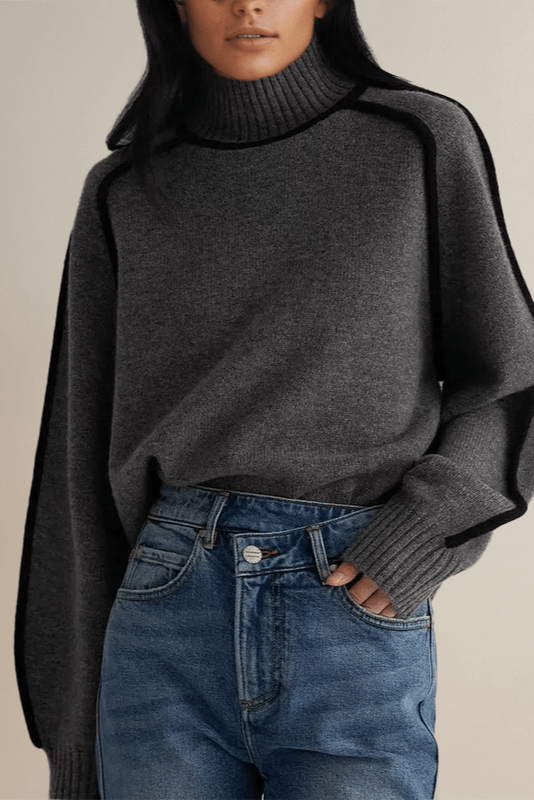 Lara™ Sweater with High Collar