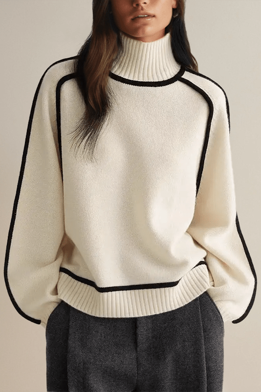 Lara™ Sweater with High Collar