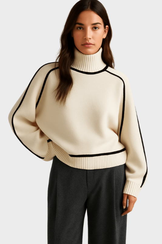 Lara™ Sweater with High Collar
