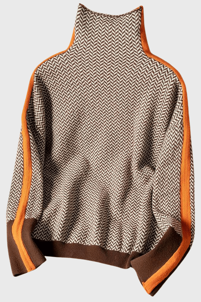 Leena™ Sweater with High Collar