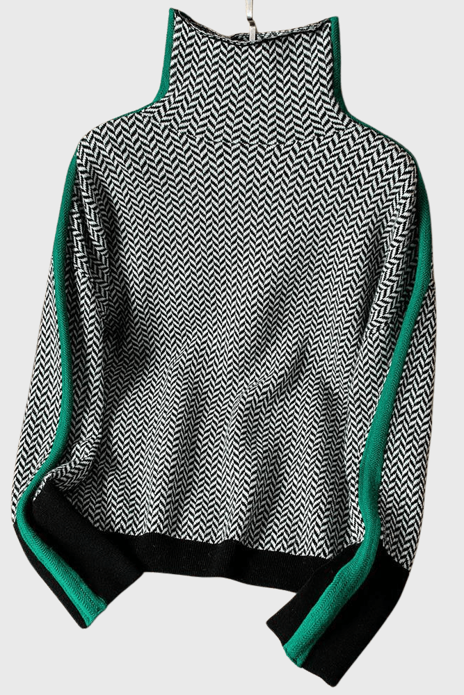 Leena™ Sweater with High Collar