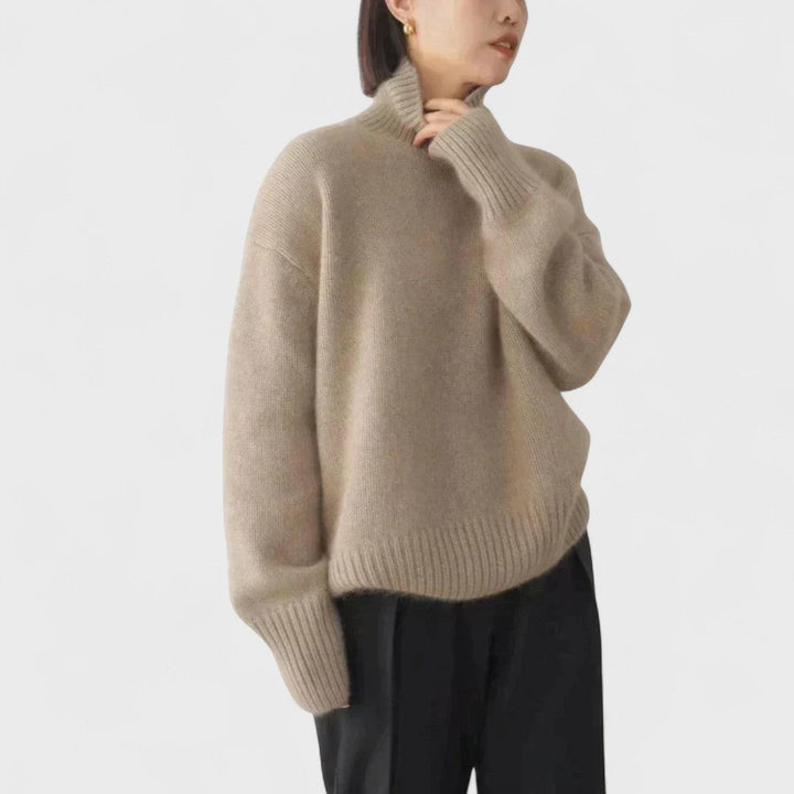 Isabella - High Collar Made of Cashmere
