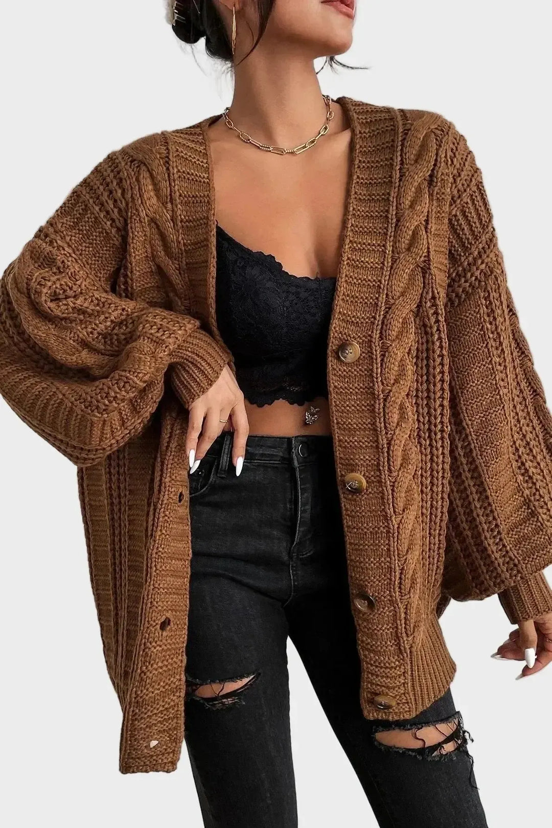 Lina Oversize Knitted Sweater