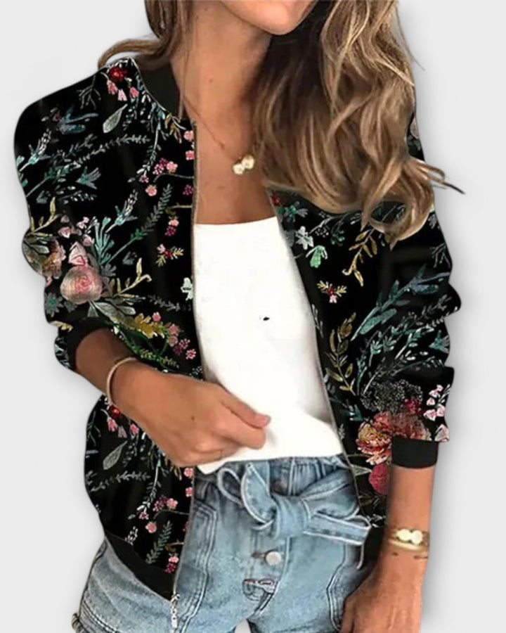 Linde - Padded jacket with print