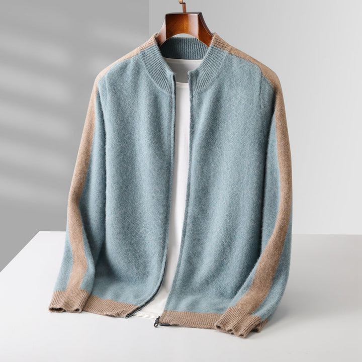 Pure Merino Wool Zip Sweater