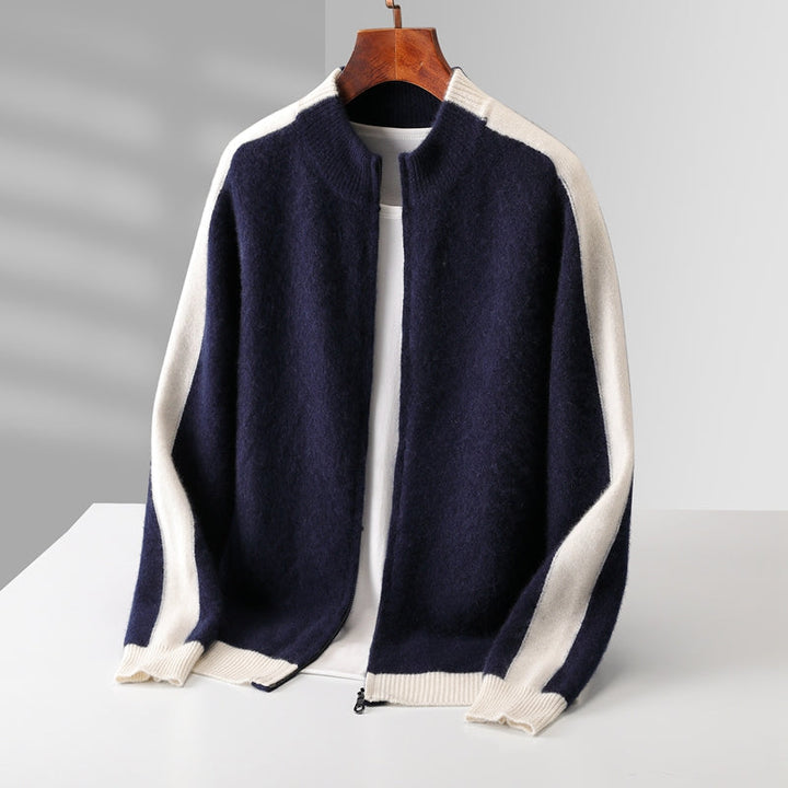Pure Merino Wool Zip Sweater
