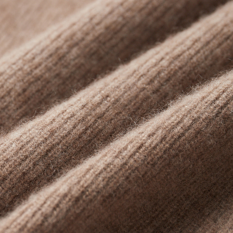 Luxury Cashmere Merino Wool Zip-Up