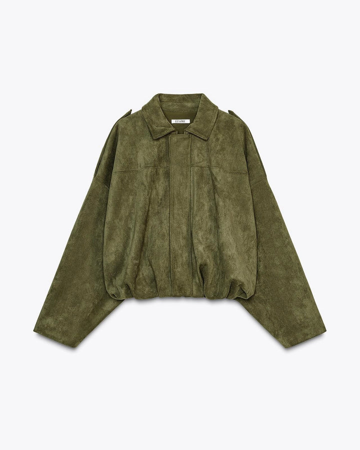 Mara - Nubuck leather coat
