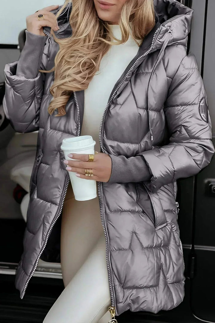 Marcella™ | Elegant Autumn Coat with Hood