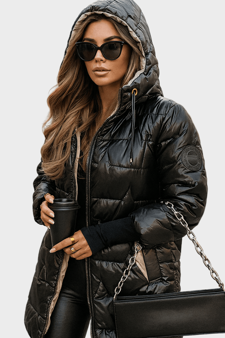 Marcella™ | Elegant Autumn Coat with Hood