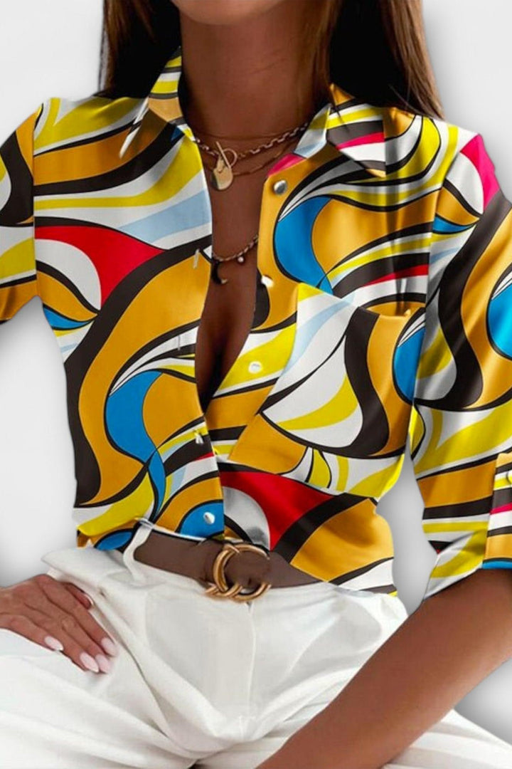 Maria - Blouse with a classic collar