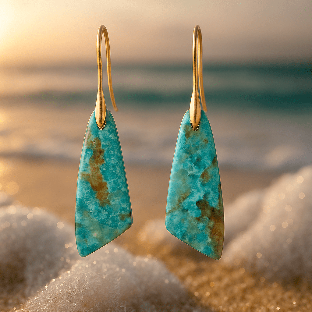Blue lagoon earrings