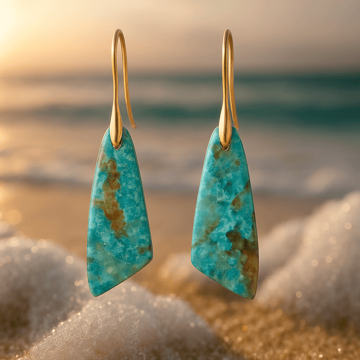 Blue lagoon earrings