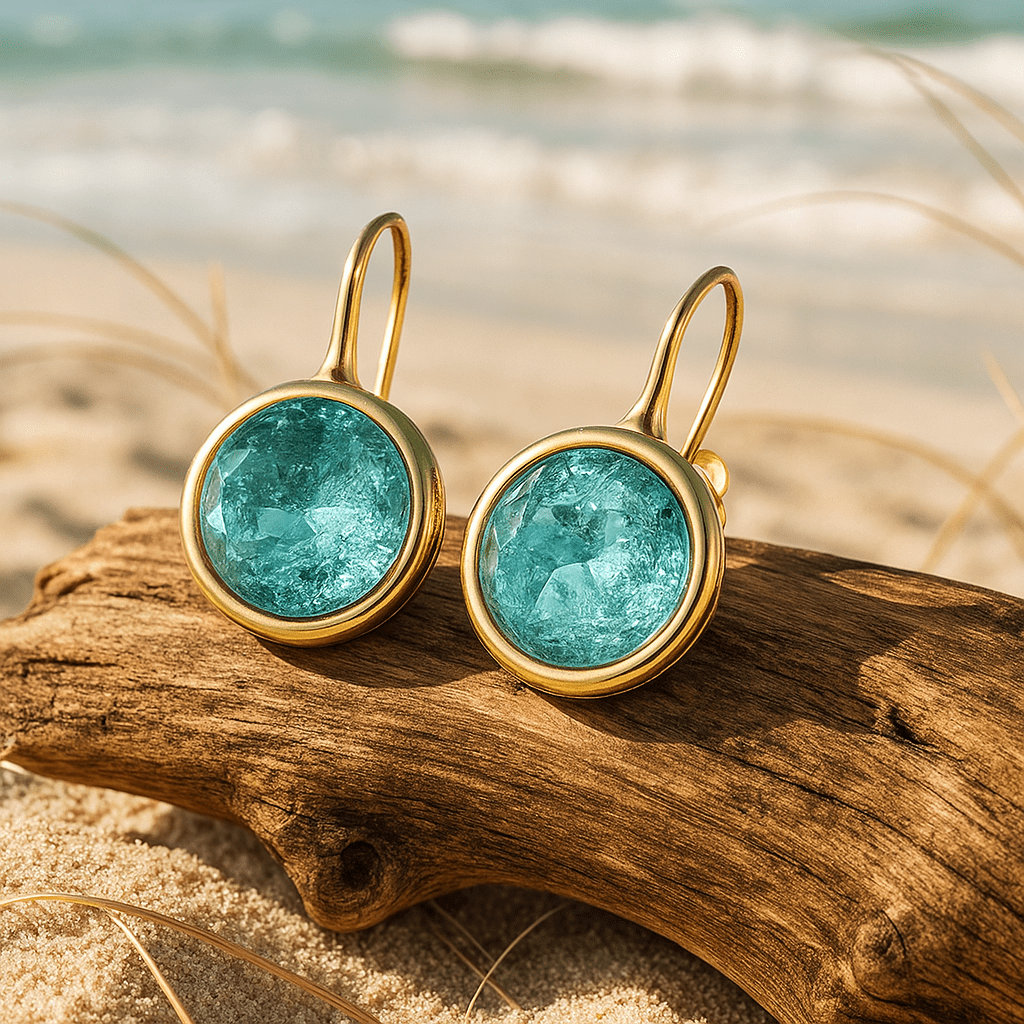 Sea drop earrings