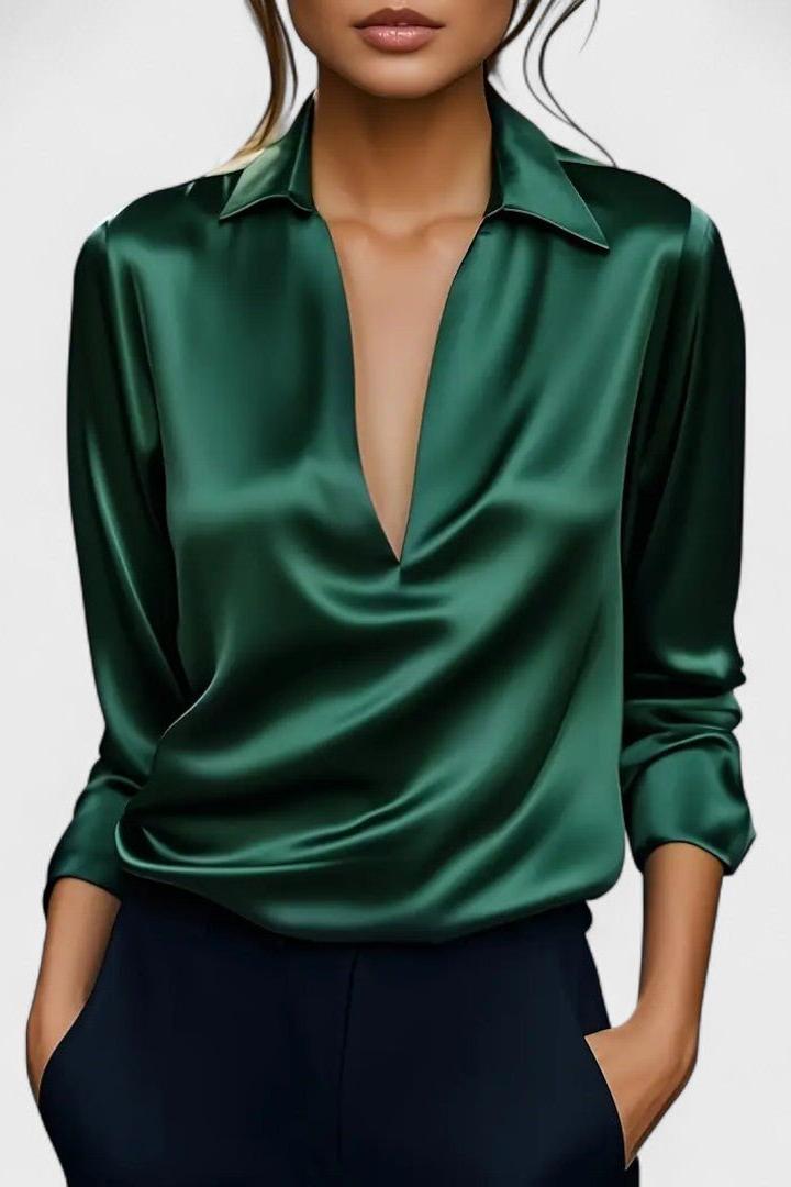 Nádia - Premium V-neck Blouse