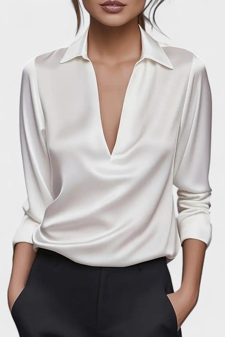 Nádia - Premium V-neck Blouse