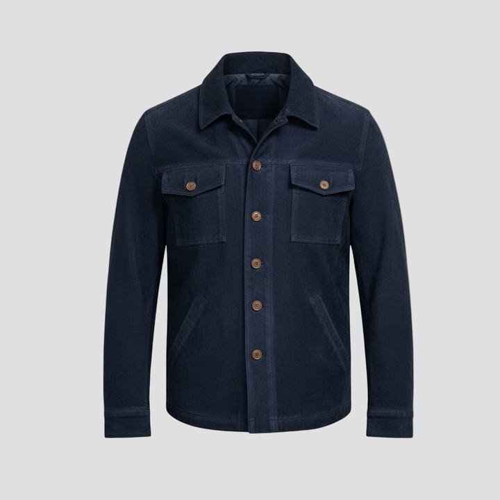 Ethan | Vintage Suede Lapel Coat