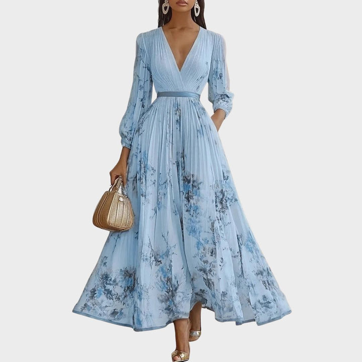 Rowella | Elegant Maxi Dress with Ruffles