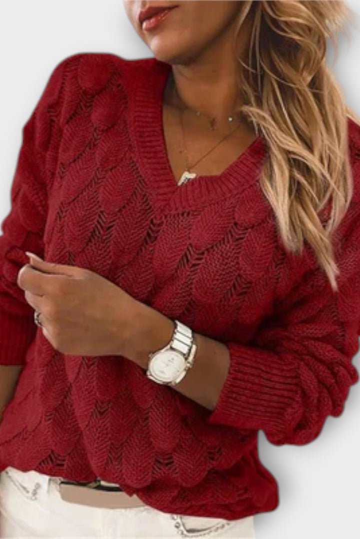 Noemier™ Sweater with V-Neck