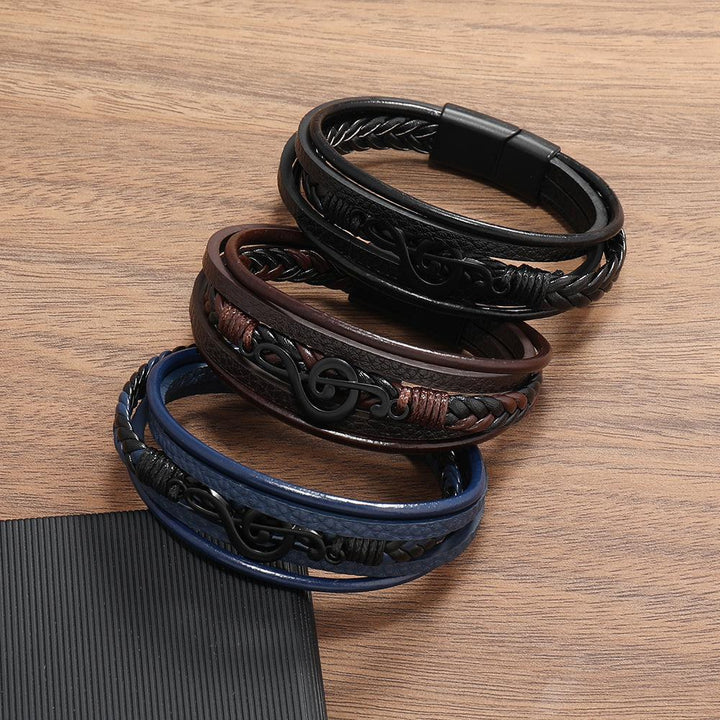 Rhythmo – Leather Bracelet for Music Lovers