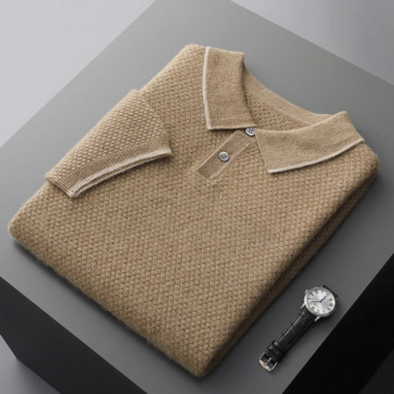 Luxury Cashmere Knit Polo
