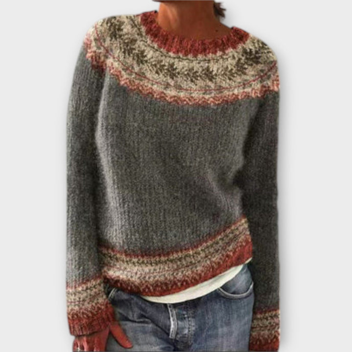 Vintage knitted sweater for women