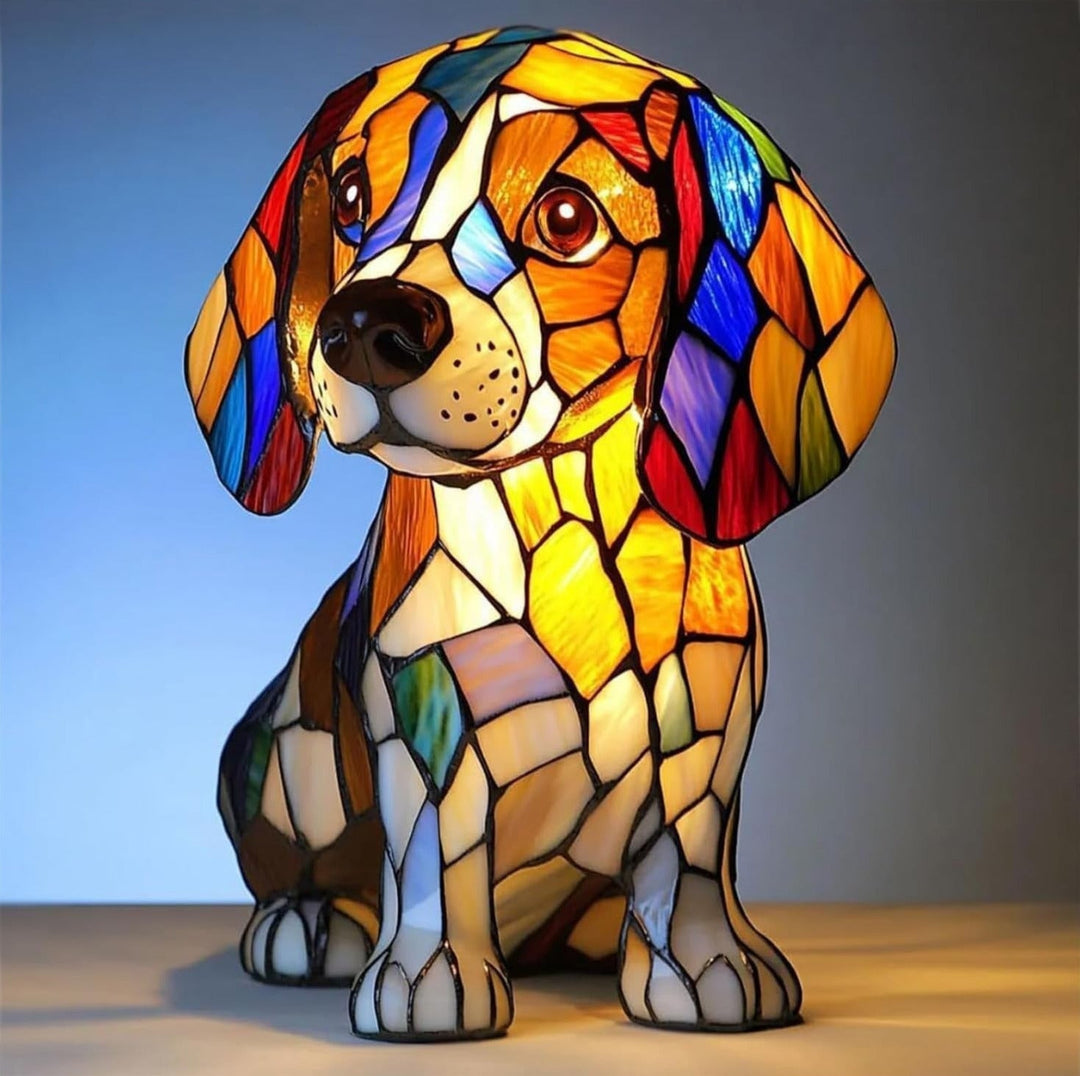 Pirouette – Magic Lamp in Colored Glass for Dogs