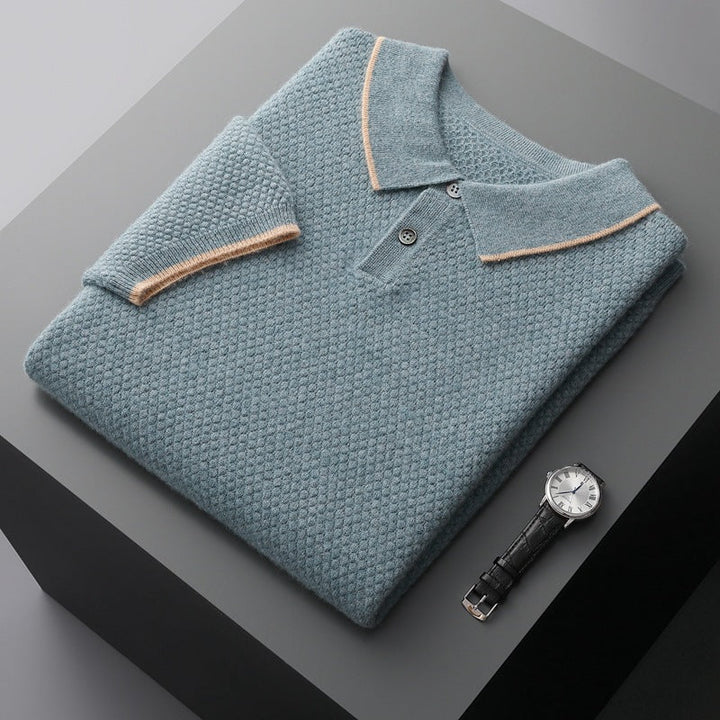 Luxury Cashmere Knit Polo