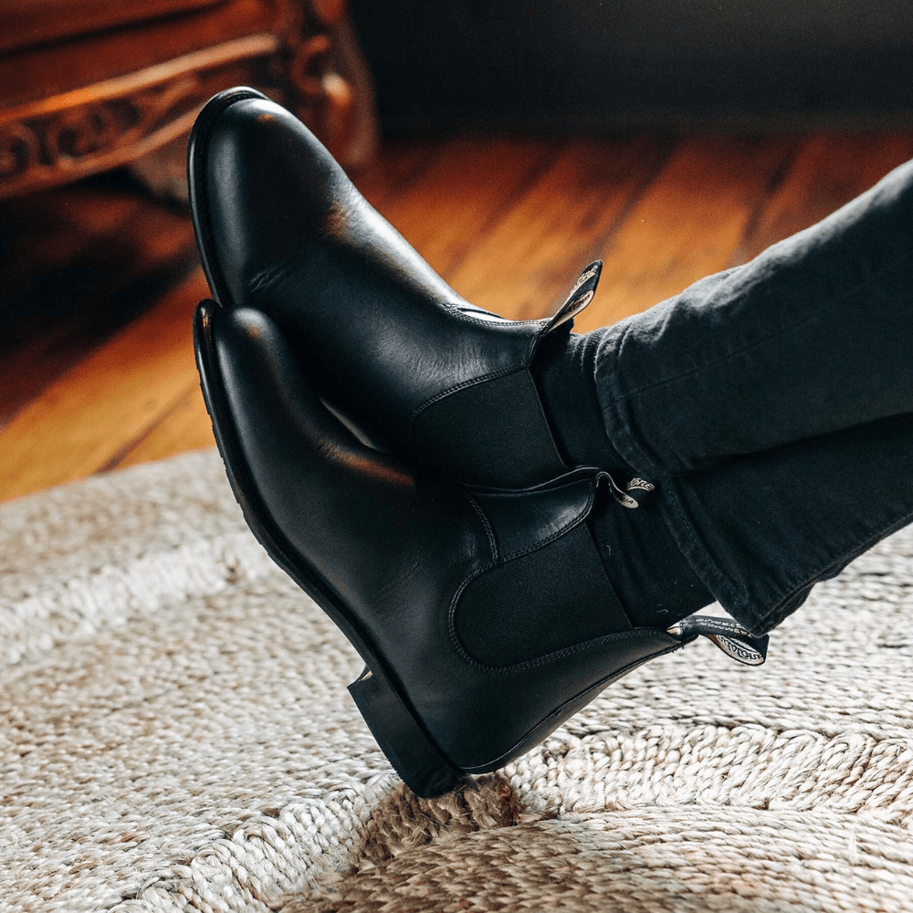 Mason |  Leather Chelsea Boots with Pull Loop