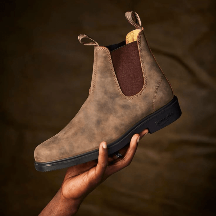 Mason |  Leather Chelsea Boots with Pull Loop