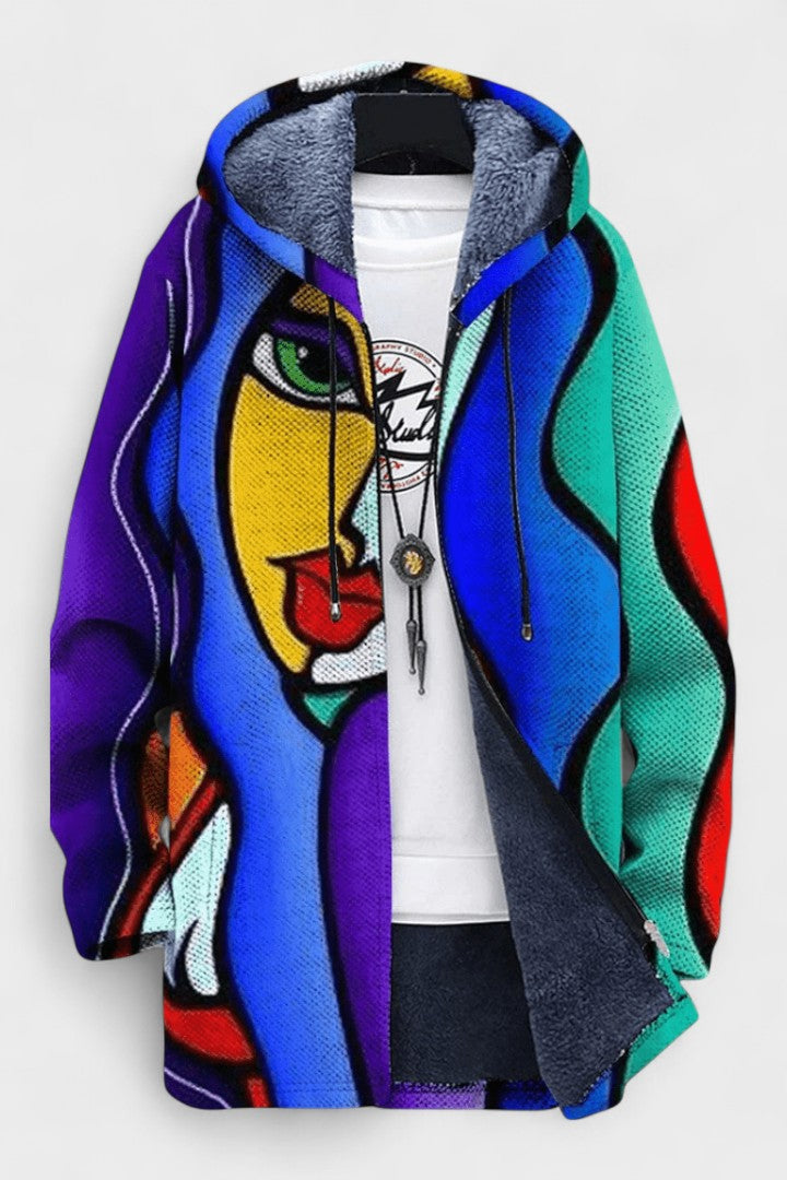 Pavla™ | Umělecký luxusní cardigan