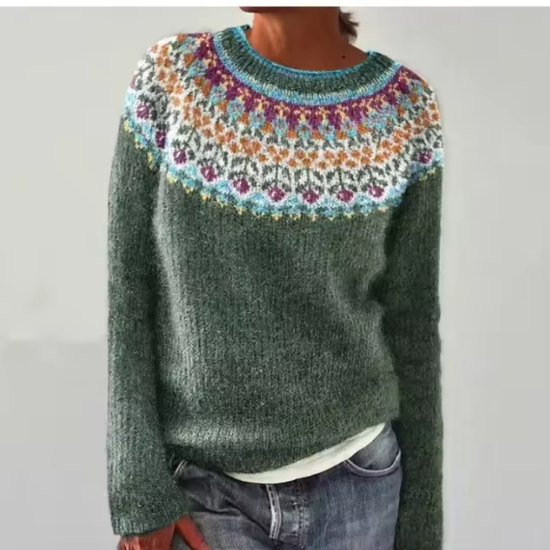 Elisa | Accogliente Maglione Vintage
