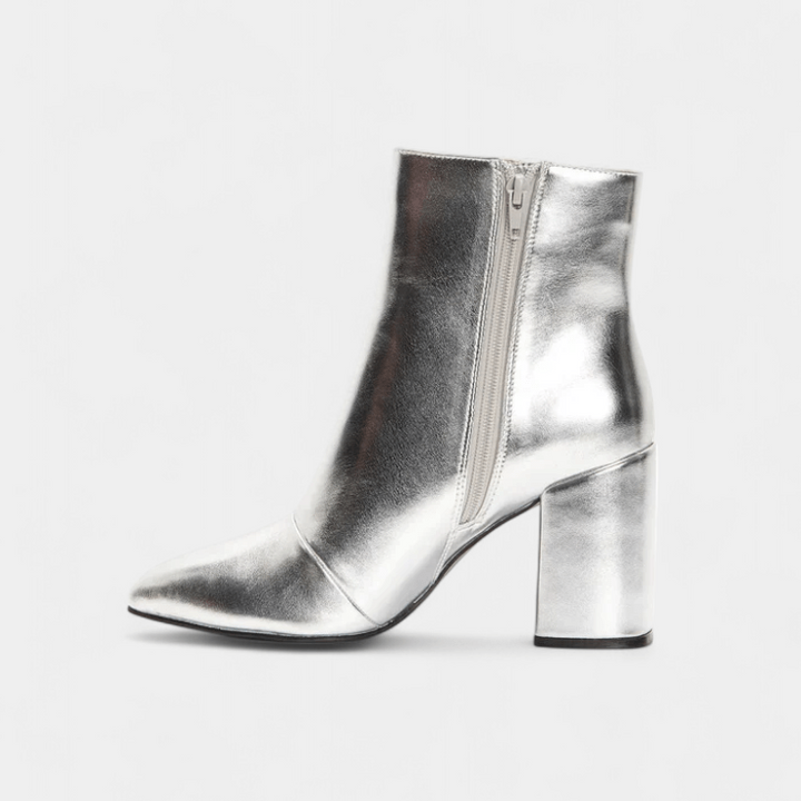 Ralica™ | Silver Knee-High Boots