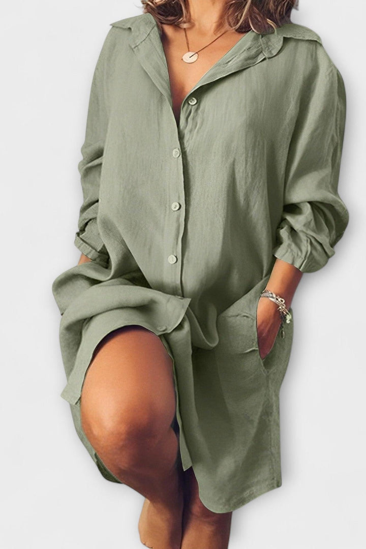 Raquel - Comfortable Linen Shirt