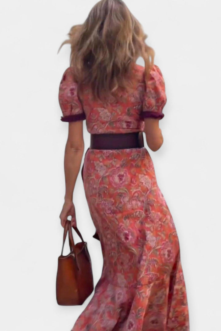 Romantic ruffled dress