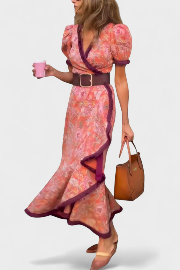 Romantic ruffled dress