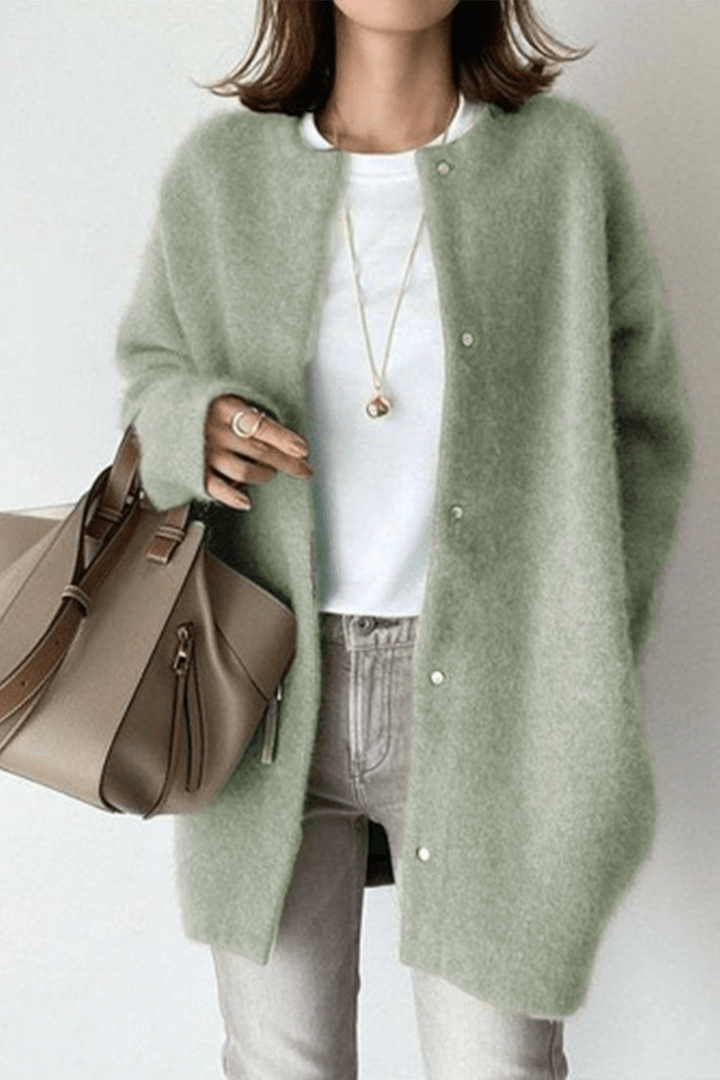 Pink Cardigan Sweater