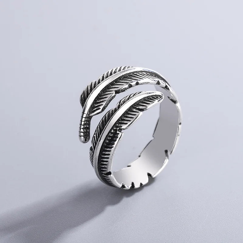 Piuma d'angelo - Anello commemorativo regolabile